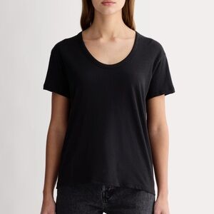 ATM BLACK SCOOP NECK T-SHIRT  NEW SZ M